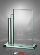  Trofeu de sticla personalizat TS19